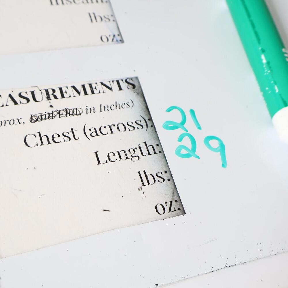 Vtg Patchwork Leather Jacket Toggle Buttons Rib K… - image 7